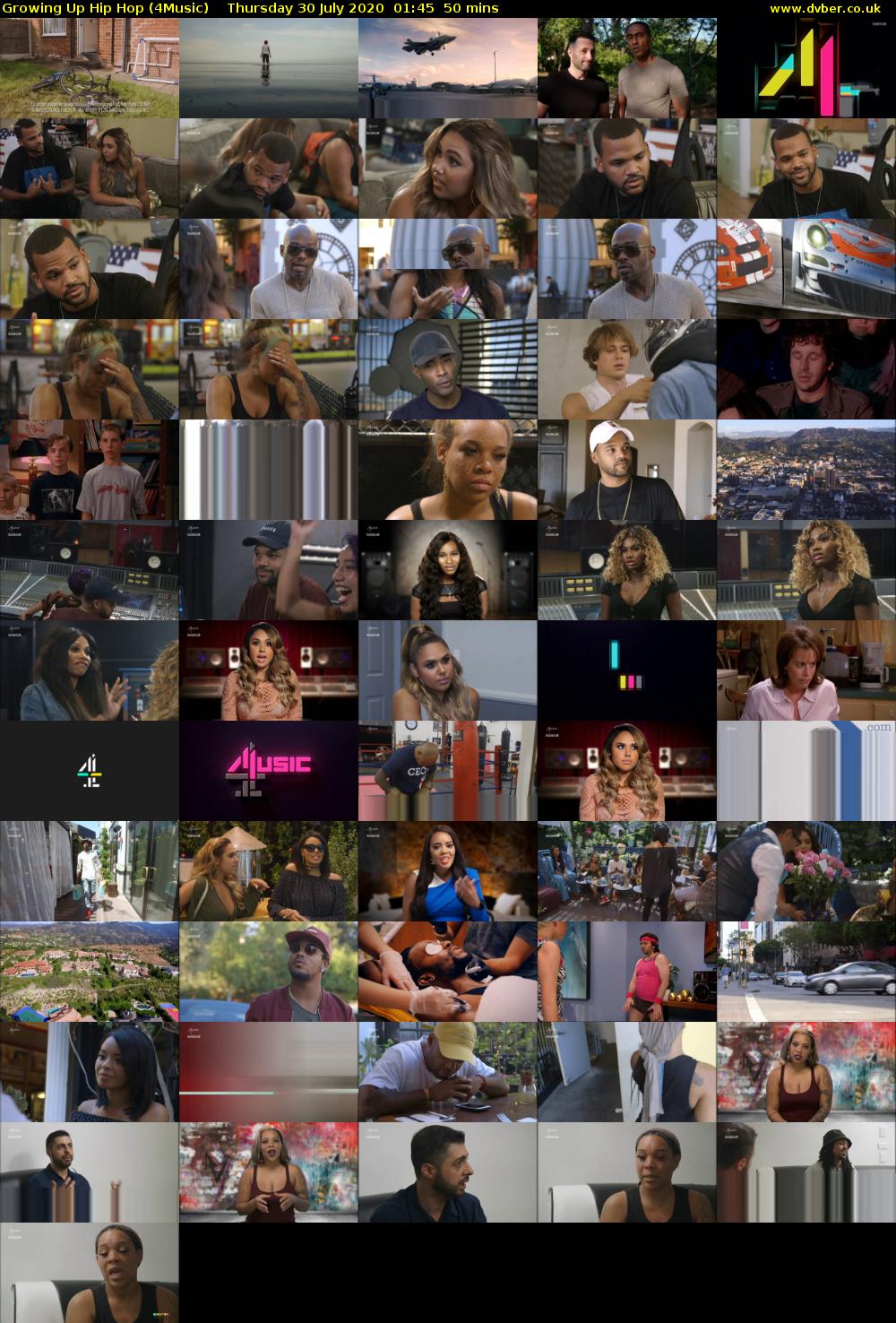 Growing Up Hip Hop (4Music) Thursday 30 July 2020 01:45 - 02:35