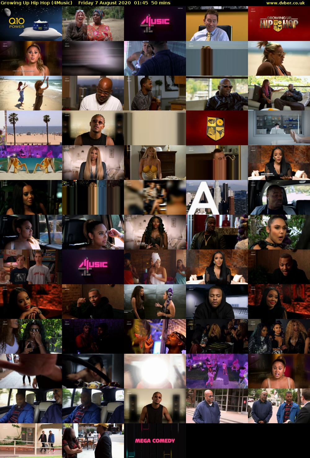 Growing Up Hip Hop (4Music) Friday 7 August 2020 01:45 - 02:35