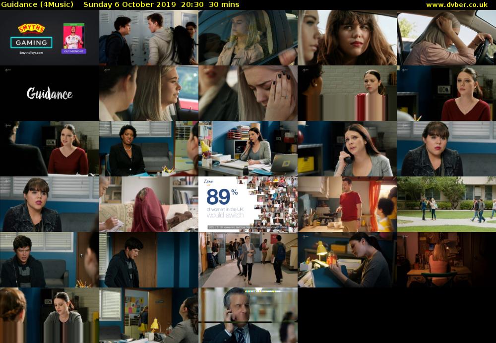 Guidance (4Music) Sunday 6 October 2019 20:30 - 21:00