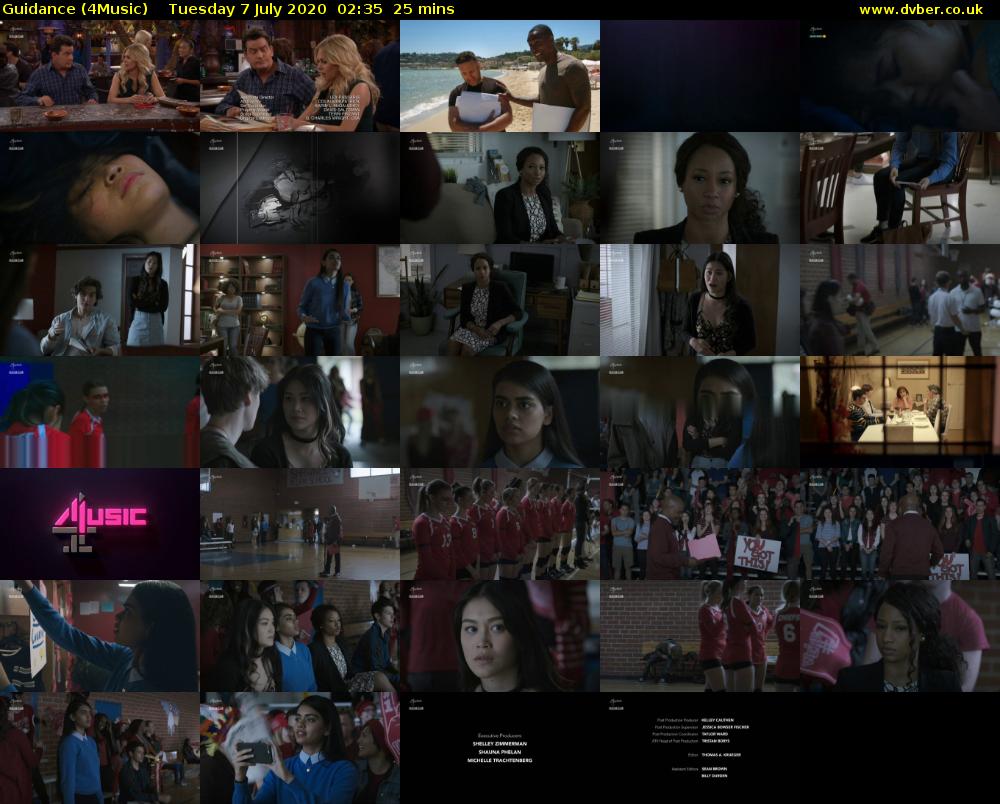 Guidance (4Music) Tuesday 7 July 2020 02:35 - 03:00