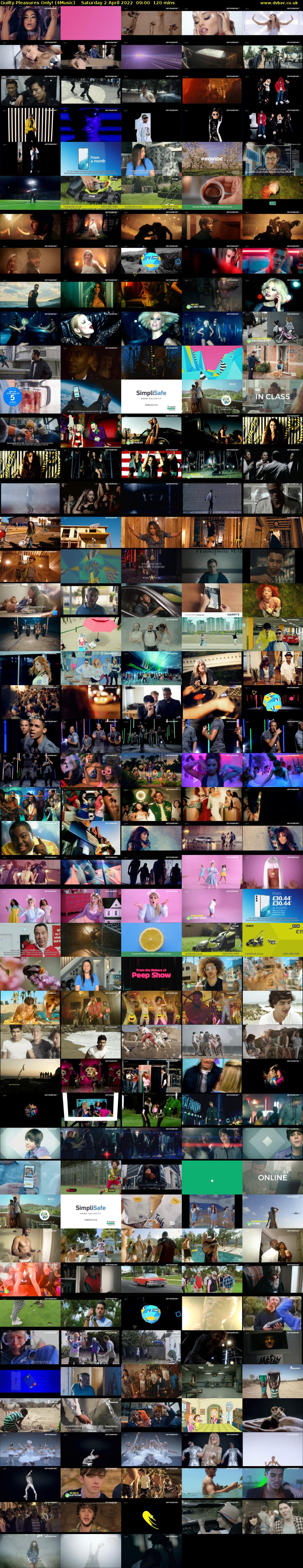 Guilty Pleasures Only! (4Music) Saturday 2 April 2022 09:00 - 11:00