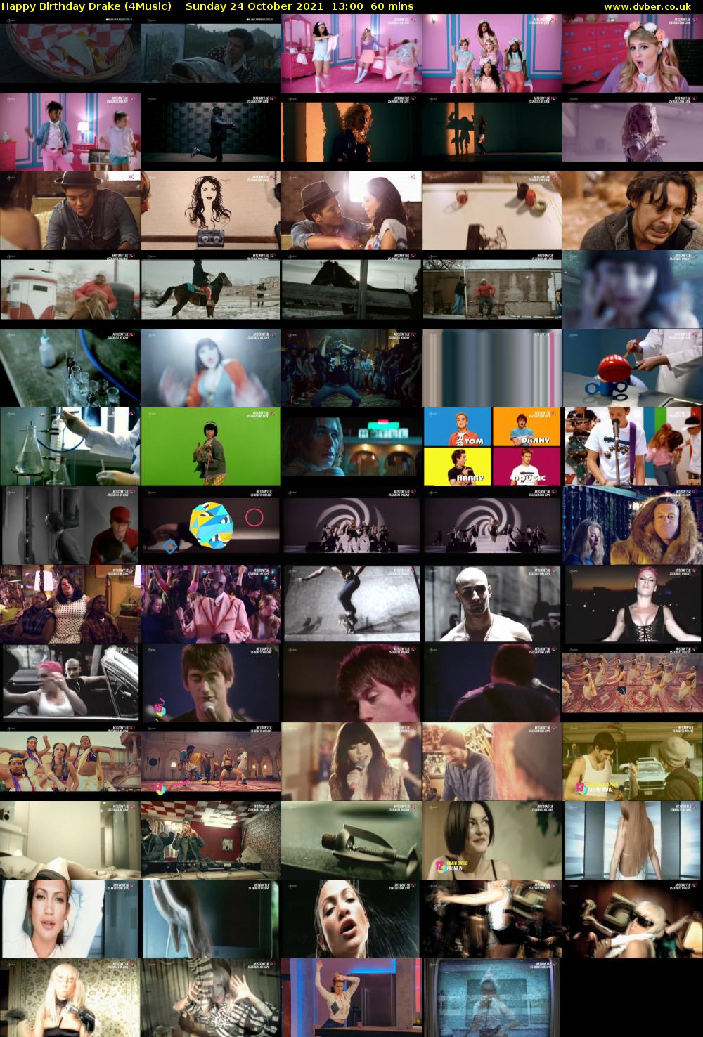 Happy Birthday Drake (4Music) Sunday 24 October 2021 13:00 - 14:00