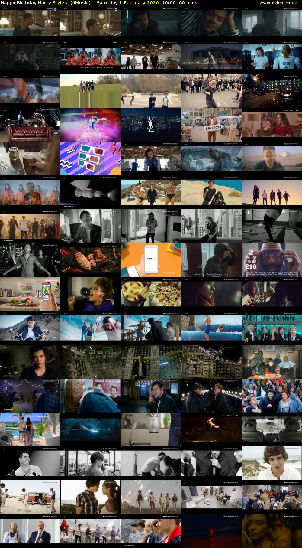 Happy Birthday Harry Styles! (4Music) Saturday 1 February 2020 10:00 - 11:00