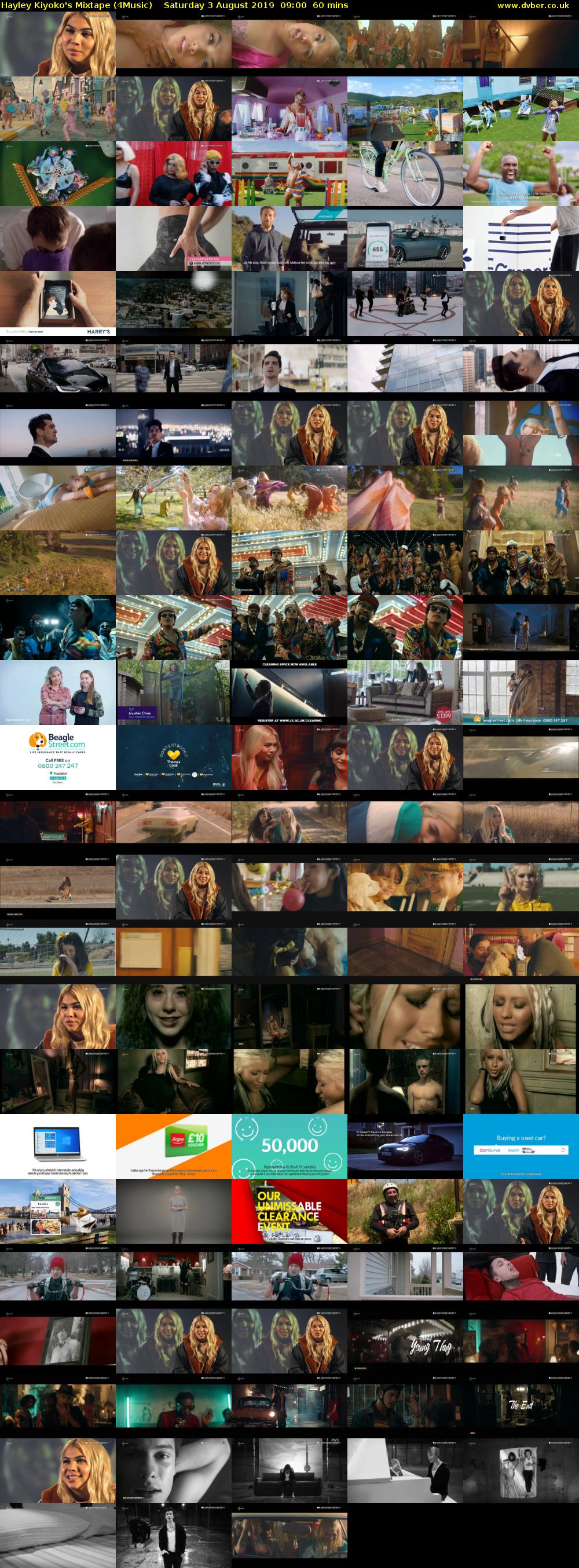 Hayley Kiyoko's Mixtape (4Music) Saturday 3 August 2019 09:00 - 10:00