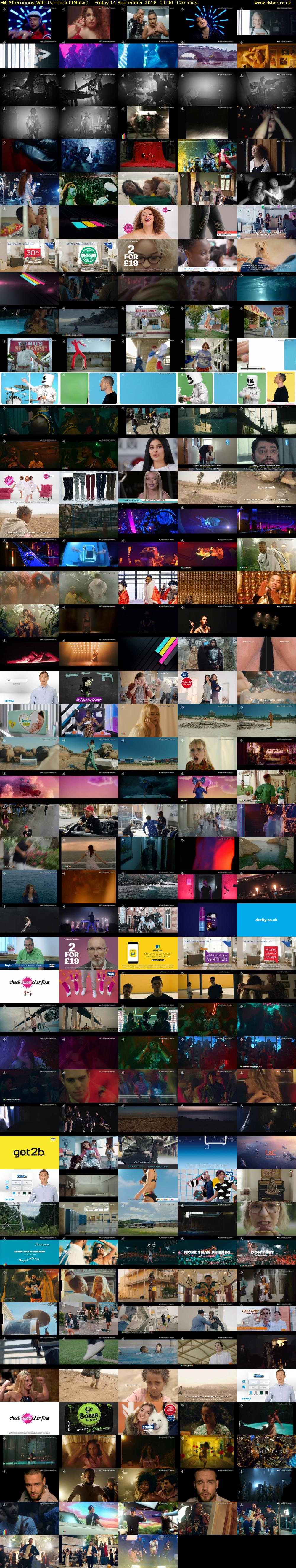 Hit Afternoons With Pandora (4Music) Friday 14 September 2018 14:00 - 16:00