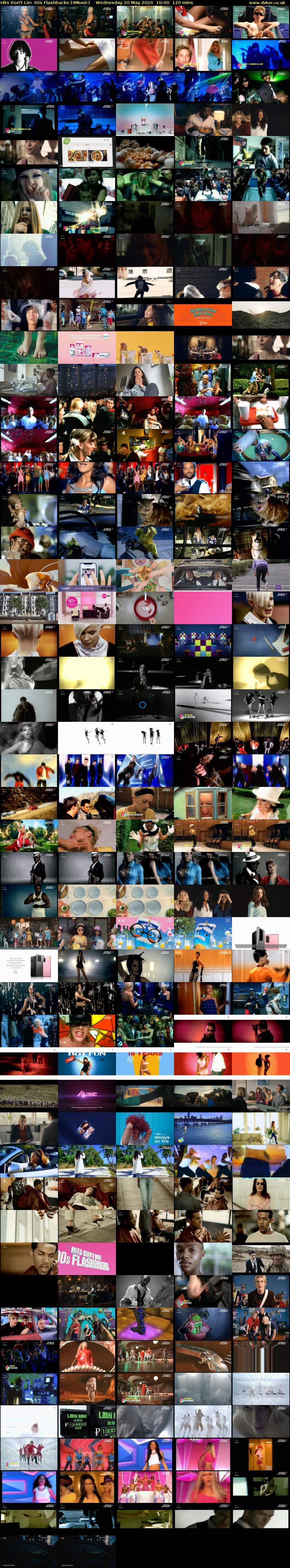 Hits Don't Lie: 00s Flashbacks (4Music) Wednesday 20 May 2020 10:00 - 12:00