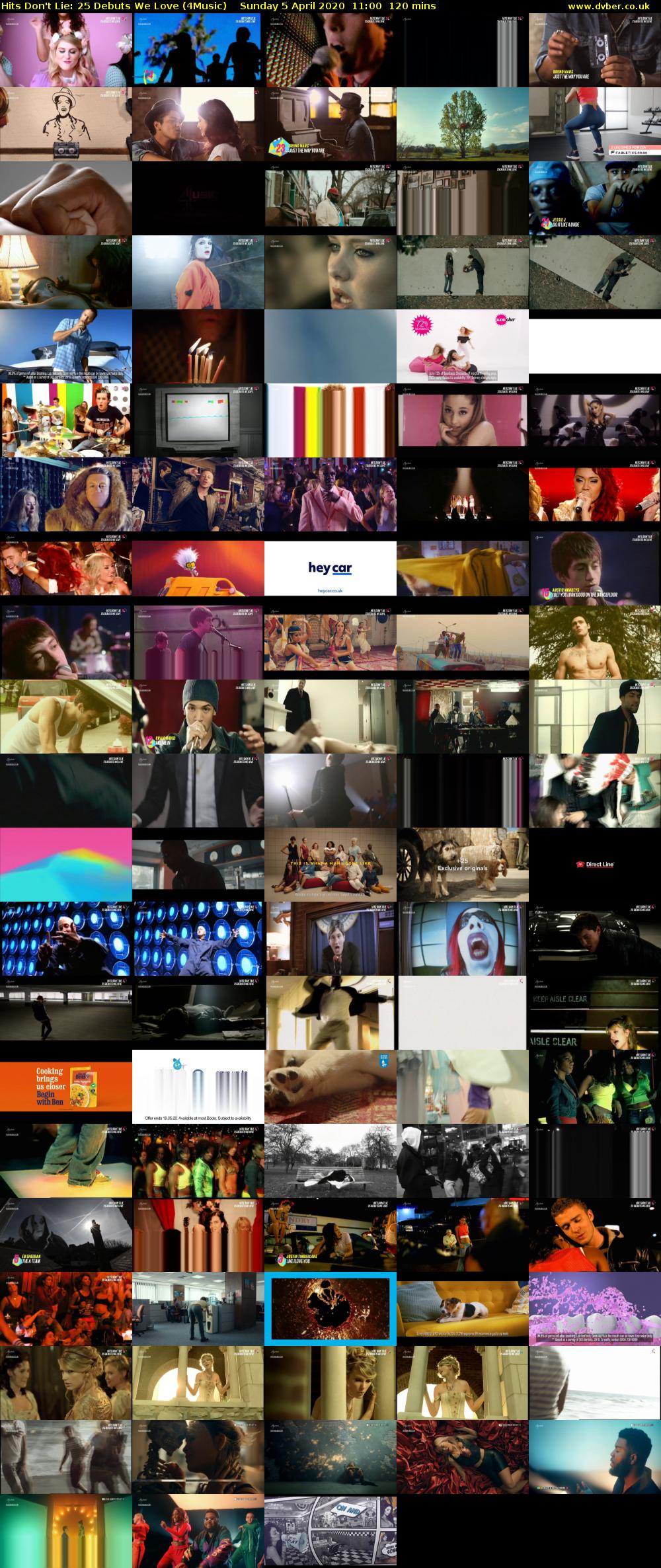 Hits Don't Lie: 25 Debuts We Love (4Music) Sunday 5 April 2020 11:00 - 13:00