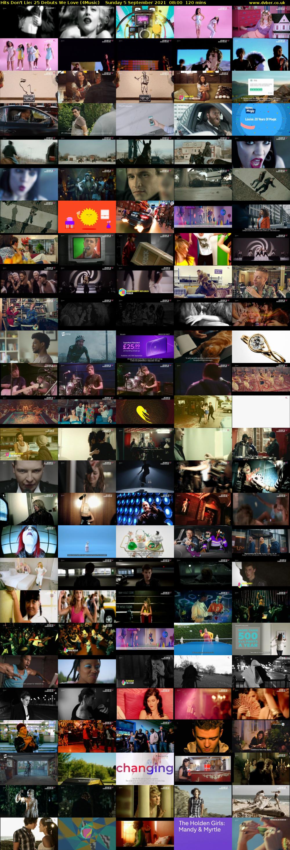 Hits Don't Lie: 25 Debuts We Love (4Music) Sunday 5 September 2021 09:00 - 11:00