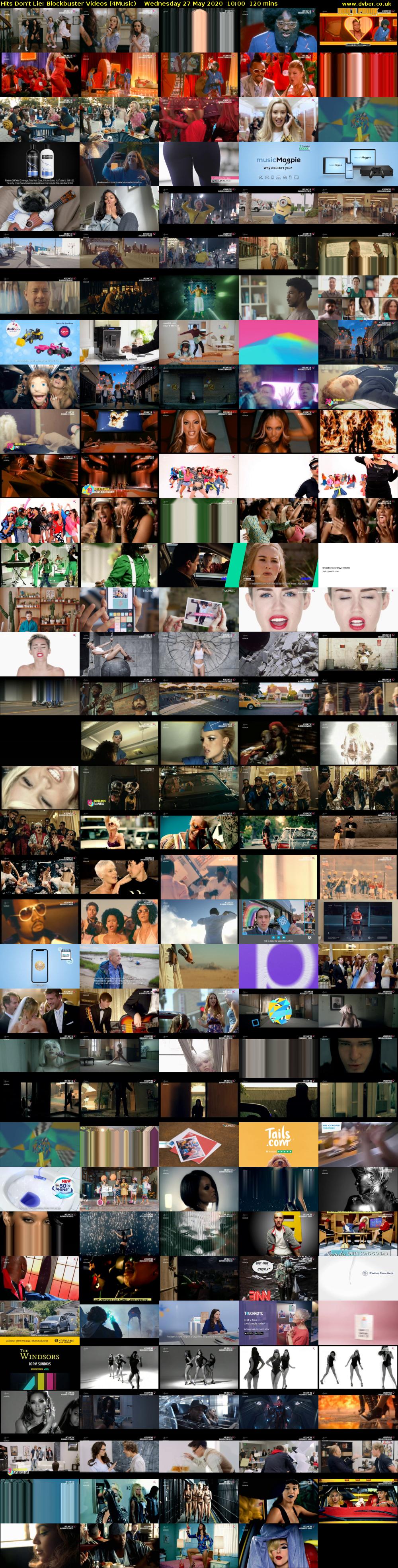 Hits Don't Lie: Blockbuster Videos (4Music) Wednesday 27 May 2020 10:00 - 12:00