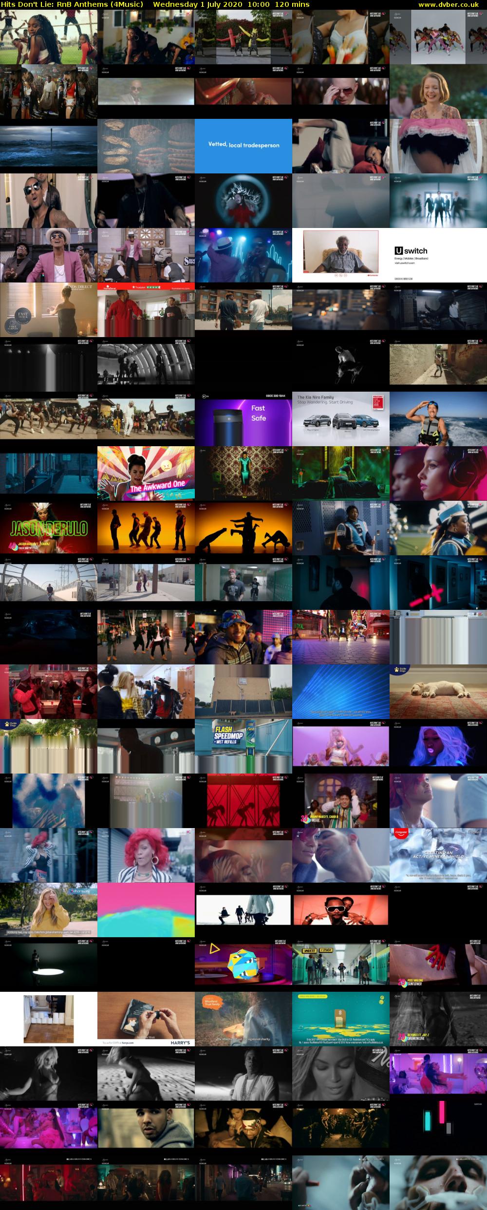 Hits Don't Lie: RnB Anthems (4Music) Wednesday 1 July 2020 10:00 - 12:00