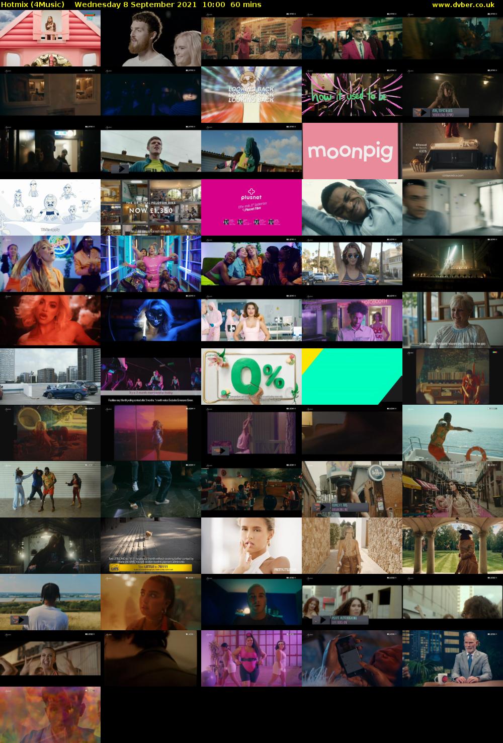 Hotmix (4Music) Wednesday 8 September 2021 11:00 - 12:00