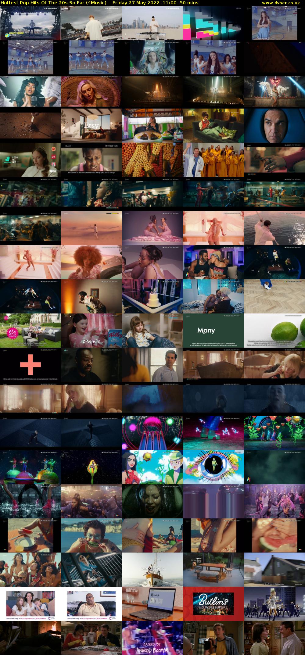 Hottest Pop Hits Of The 20s So Far (4Music) Friday 27 May 2022 11:00 - 11:50