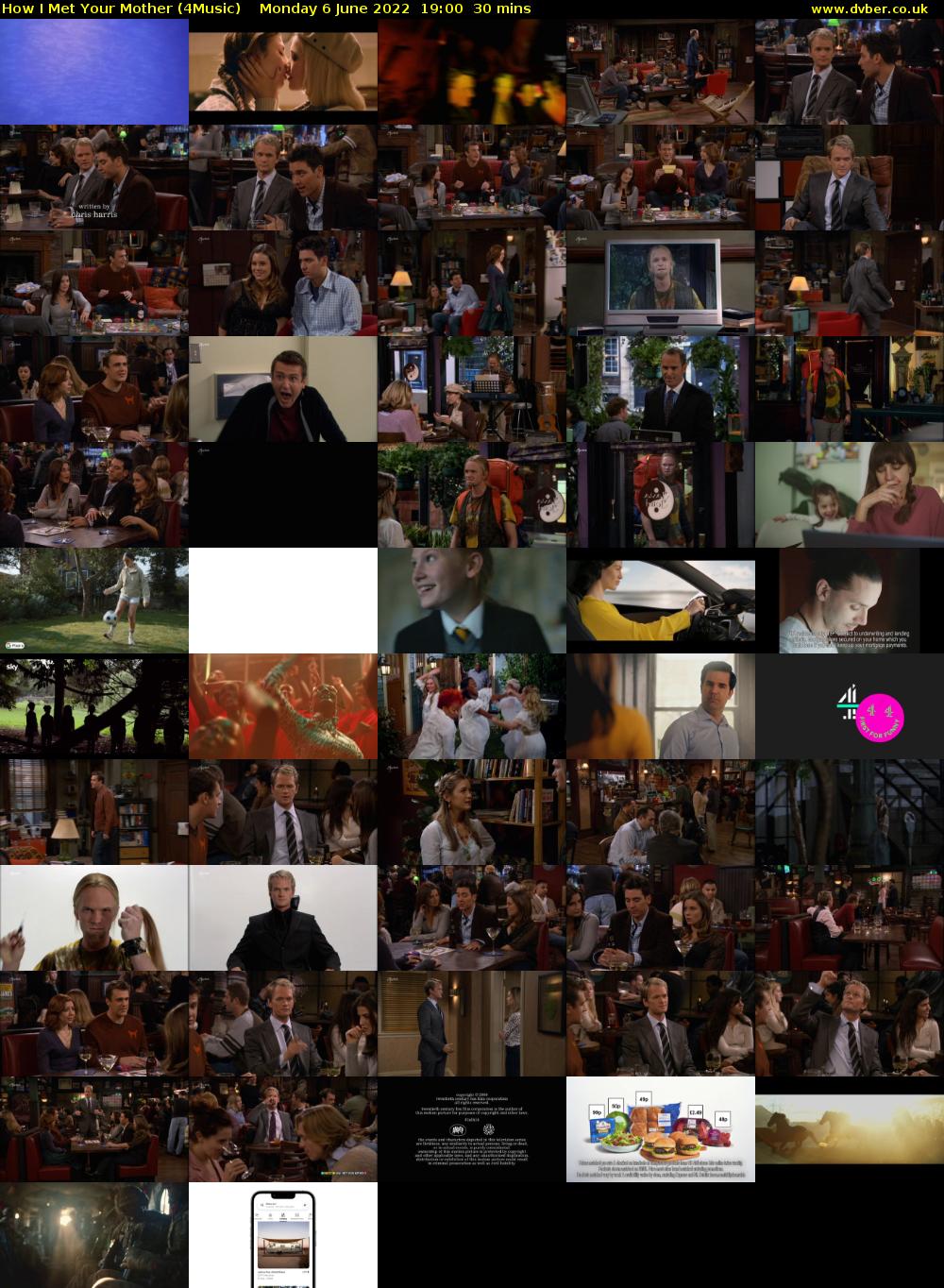 How I Met Your Mother (4Music) Monday 6 June 2022 19:00 - 19:30