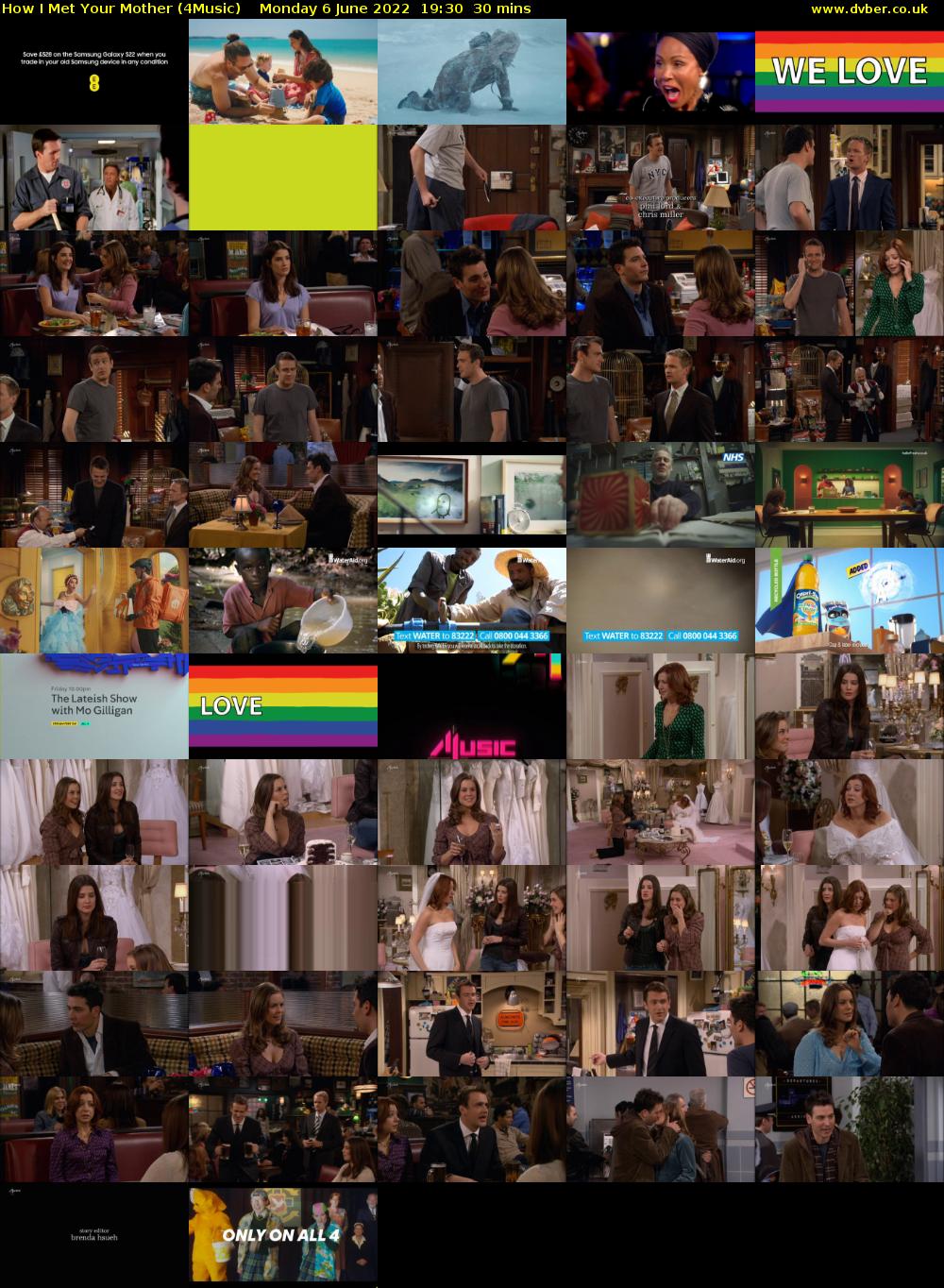 How I Met Your Mother (4Music) Monday 6 June 2022 19:30 - 20:00