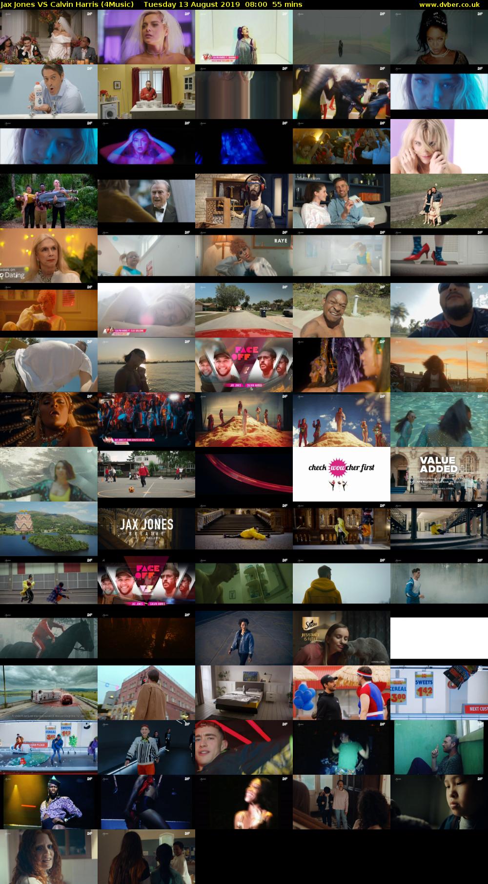 Jax Jones VS Calvin Harris (4Music) Tuesday 13 August 2019 08:00 - 08:55