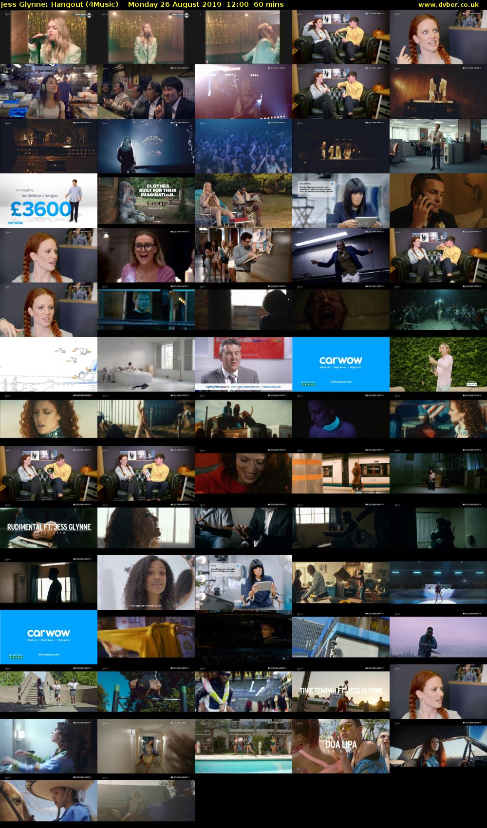 Jess Glynne: Hangout (4Music) Monday 26 August 2019 12:00 - 13:00