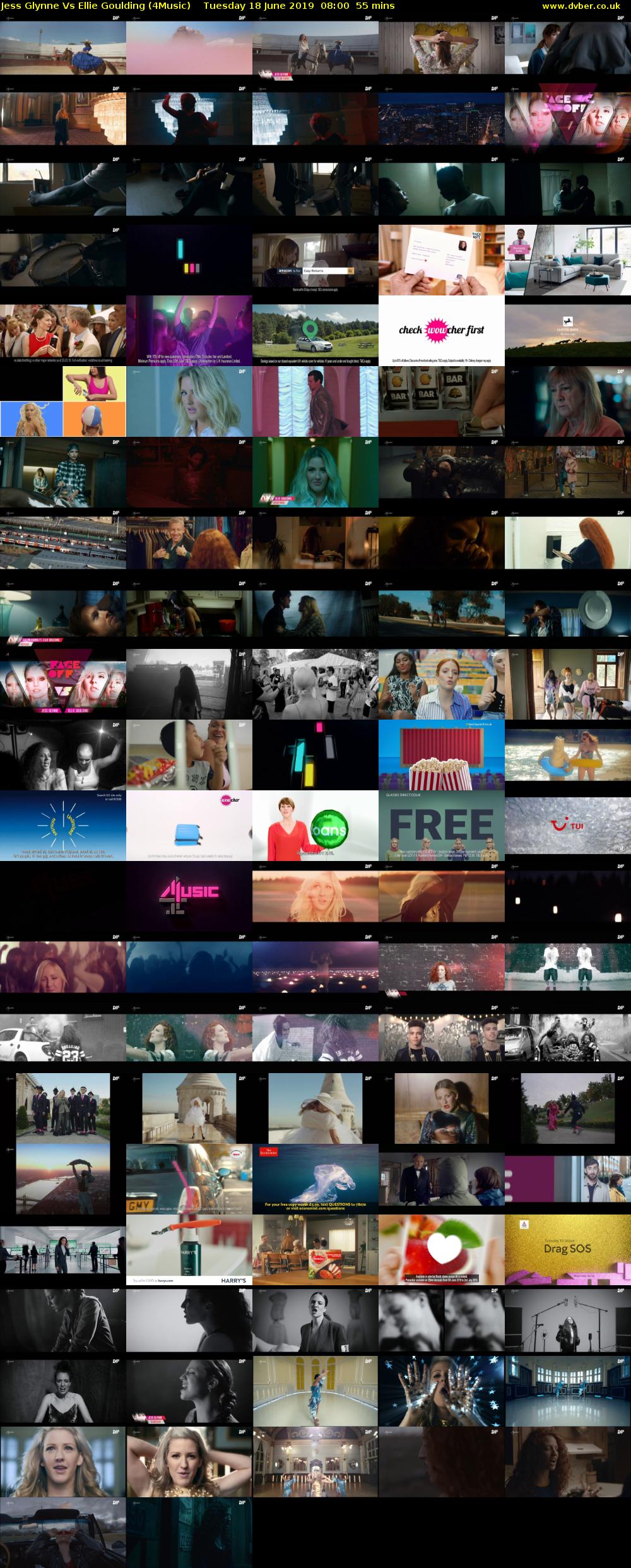 Jess Glynne Vs Ellie Goulding (4Music) Tuesday 18 June 2019 08:00 - 08:55
