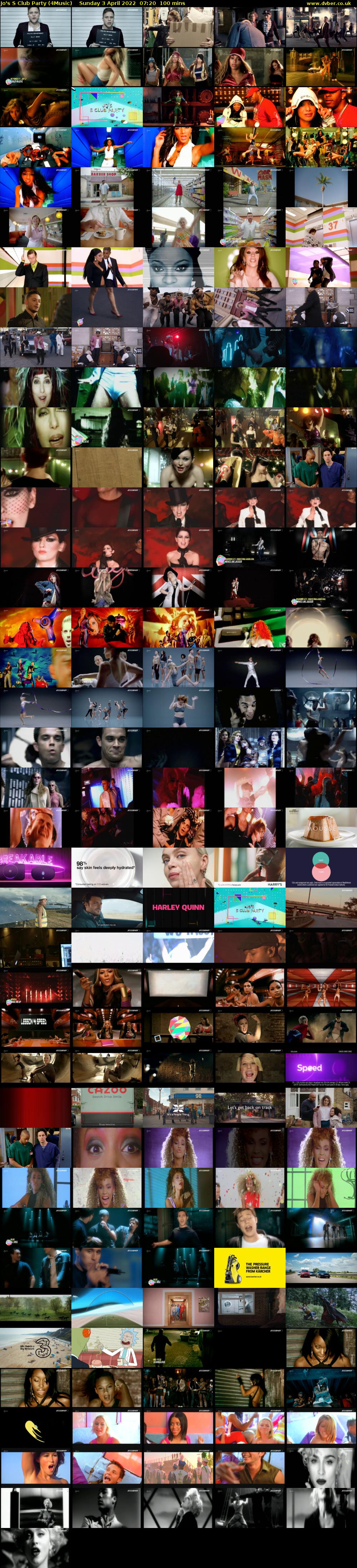 Jo's S Club Party (4Music) Sunday 3 April 2022 07:20 - 09:00