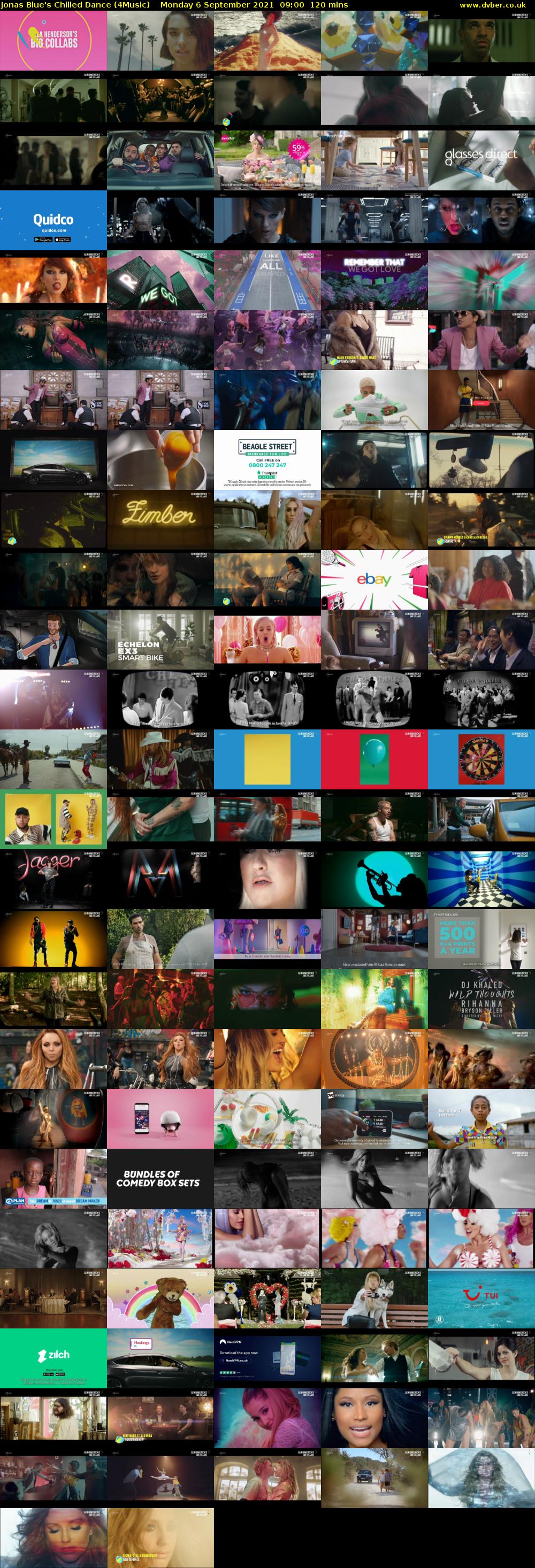 Jonas Blue's Chilled Dance (4Music) Monday 6 September 2021 10:00 - 12:00