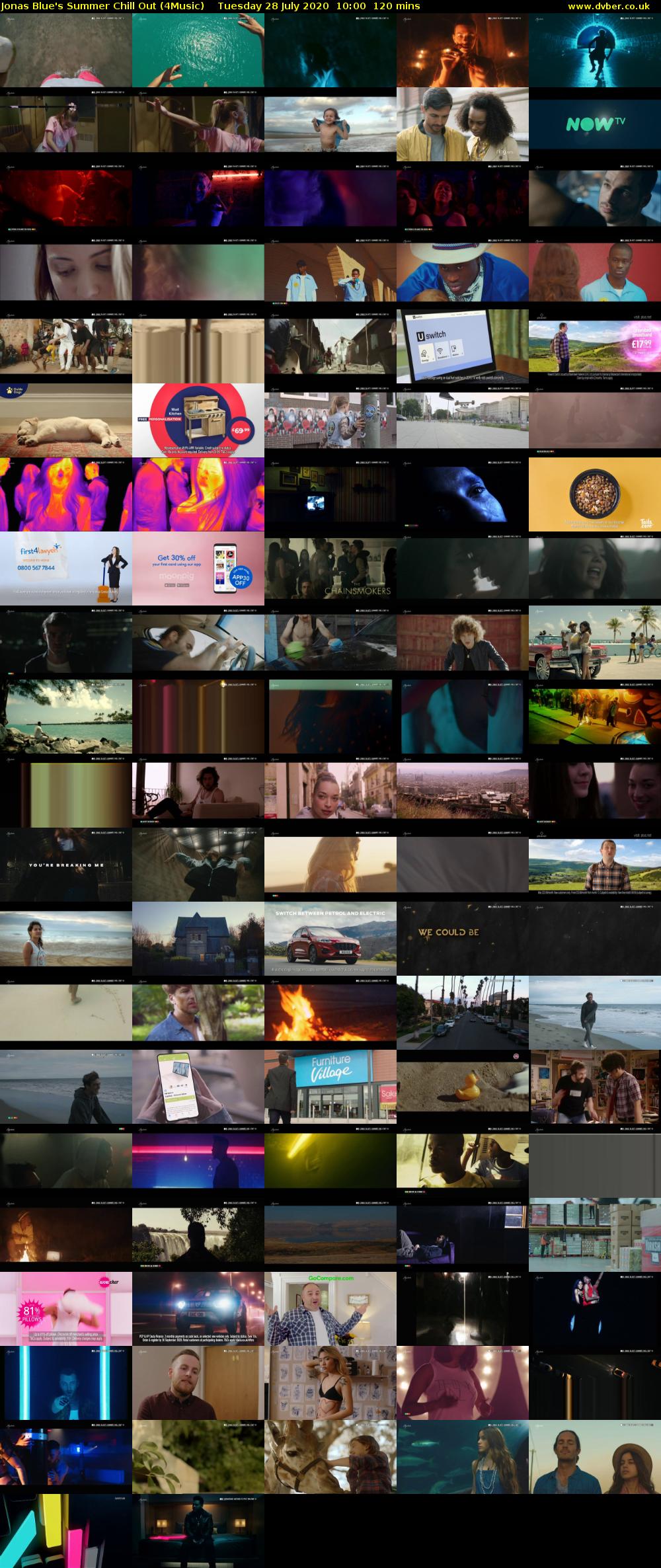 Jonas Blue's Summer Chill Out (4Music) Tuesday 28 July 2020 10:00 - 12:00