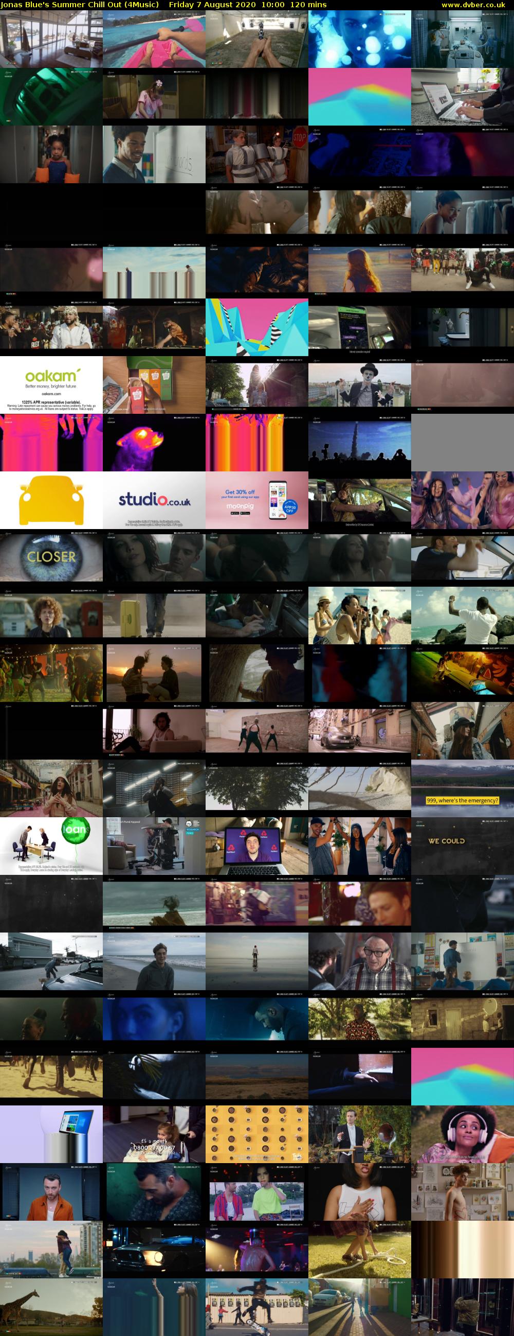 Jonas Blue's Summer Chill Out (4Music) Friday 7 August 2020 10:00 - 12:00