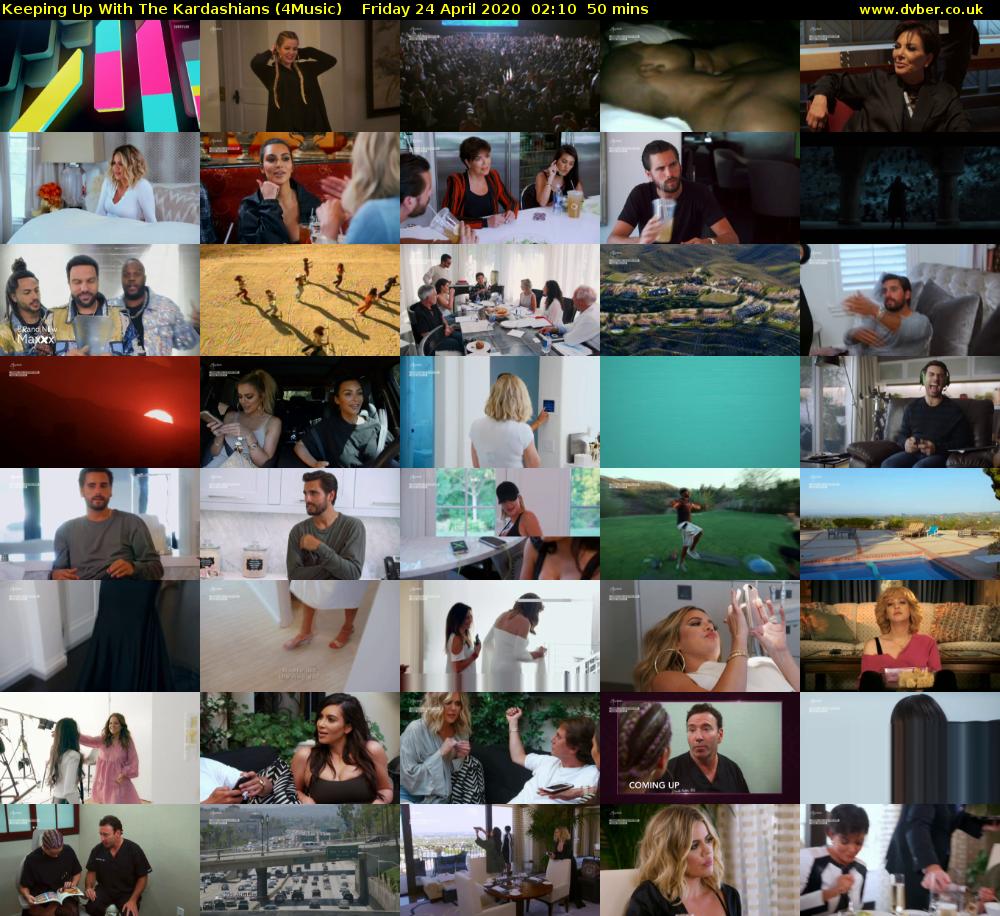 Keeping Up With The Kardashians (4Music) Friday 24 April 2020 02:10 - 03:00