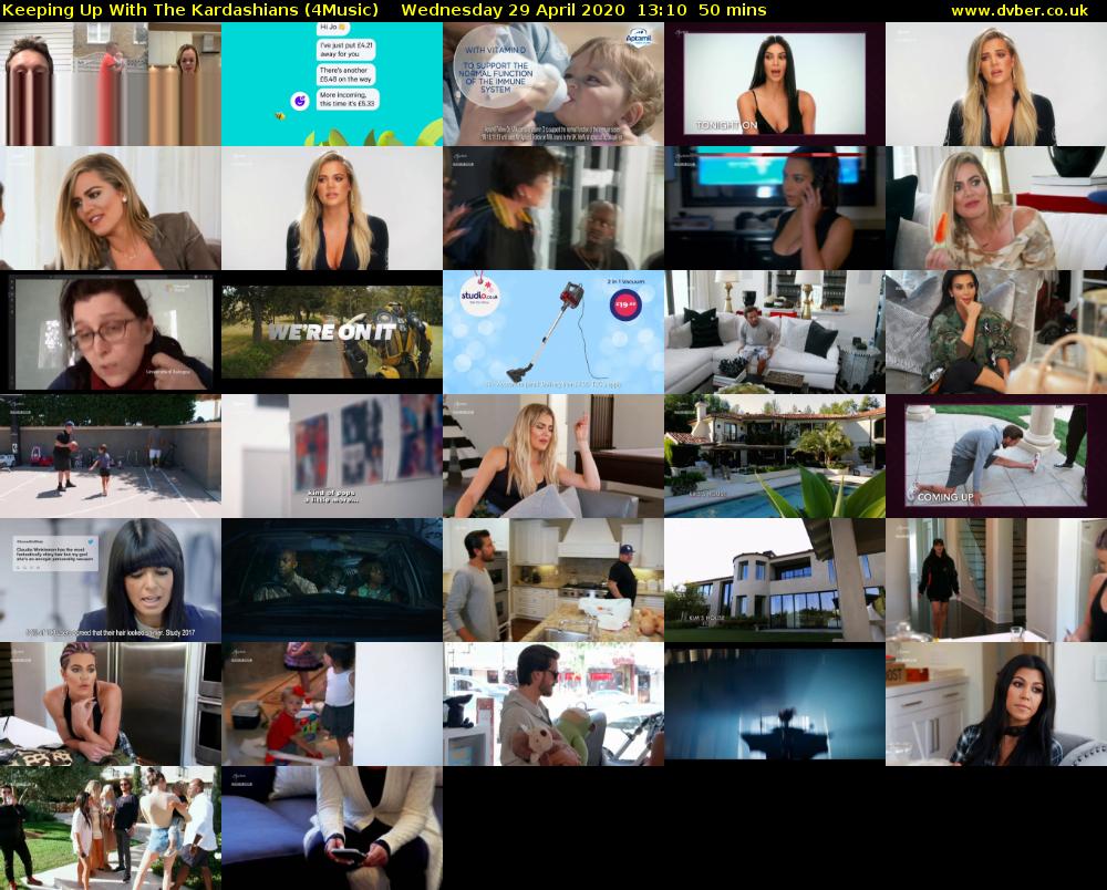 Keeping Up With The Kardashians (4Music) Wednesday 29 April 2020 13:10 - 14:00