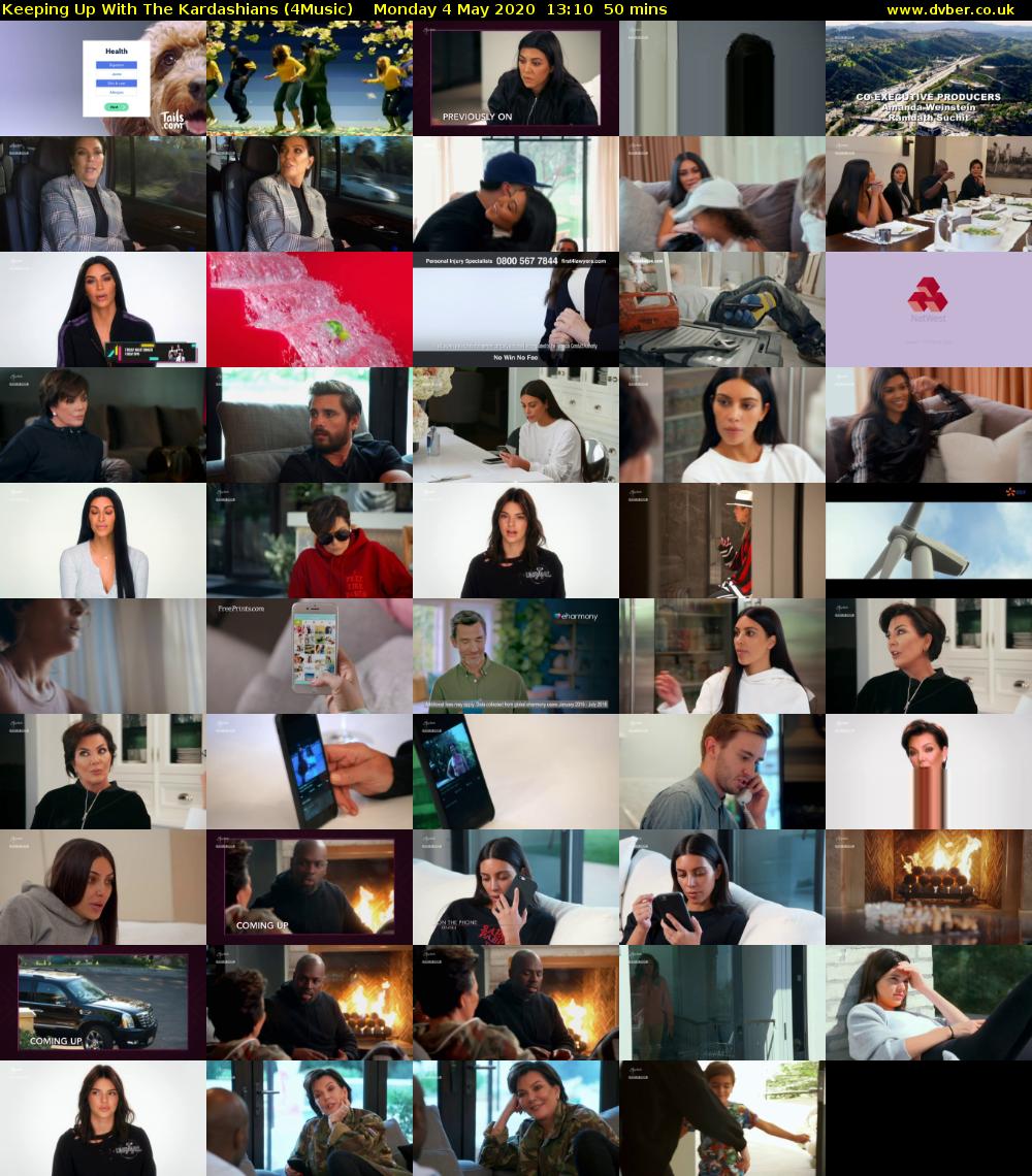 Keeping Up With The Kardashians (4Music) Monday 4 May 2020 13:10 - 14:00