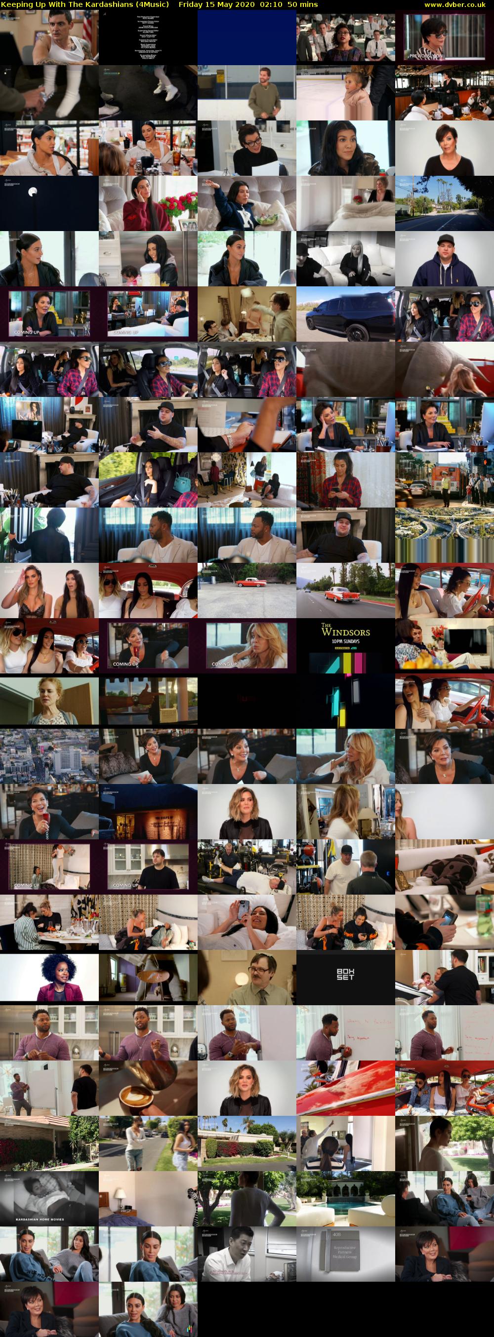 Keeping Up With The Kardashians (4Music) Friday 15 May 2020 02:10 - 03:00