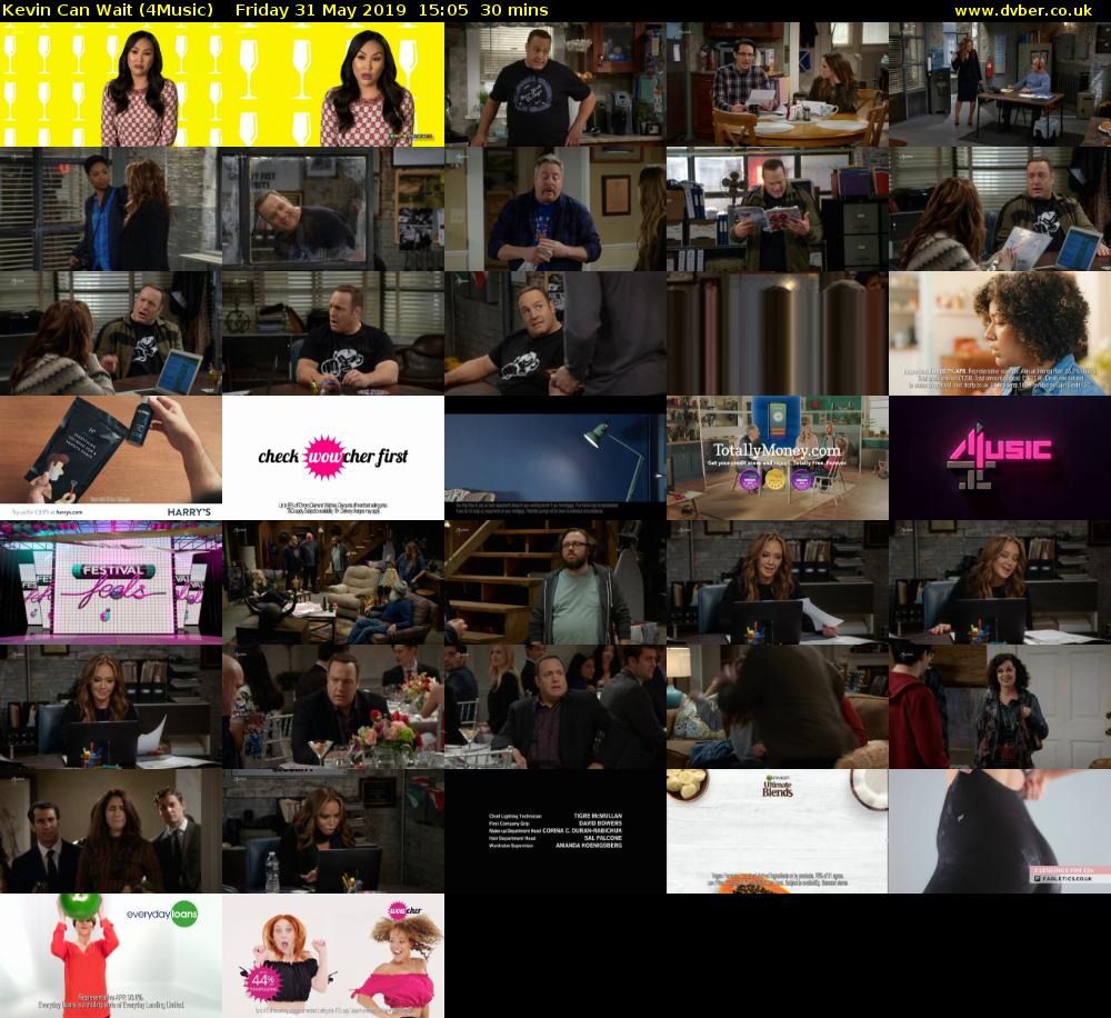 Kevin Can Wait (4Music) Friday 31 May 2019 15:05 - 15:35