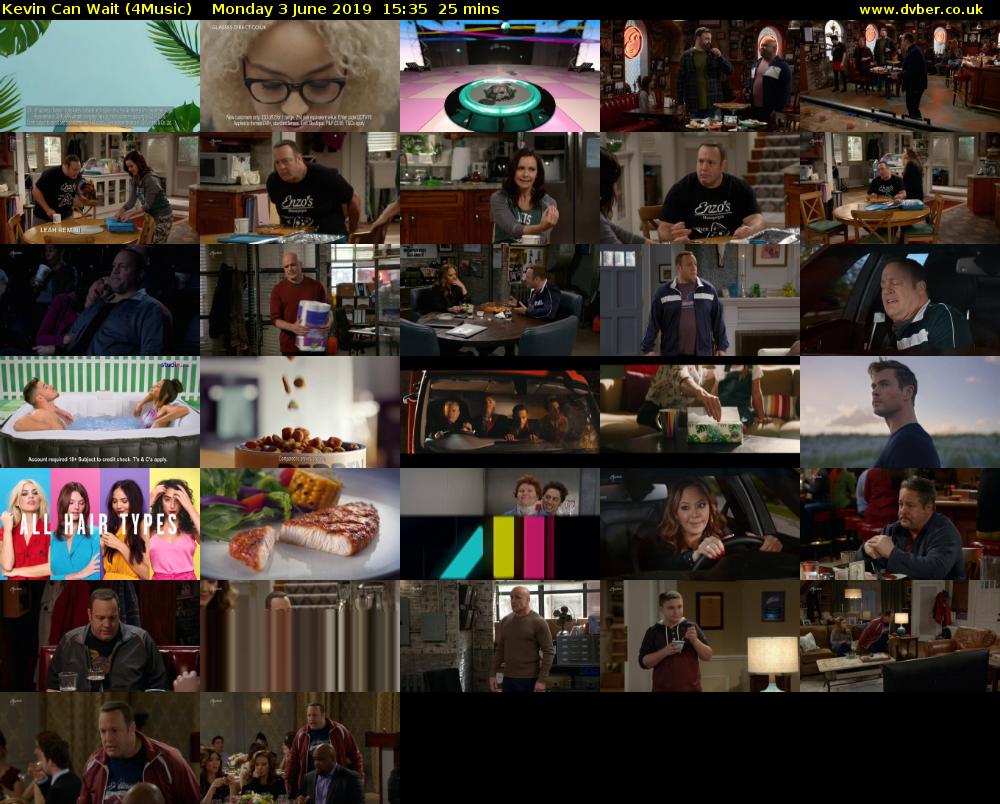 Kevin Can Wait (4Music) Monday 3 June 2019 15:35 - 16:00