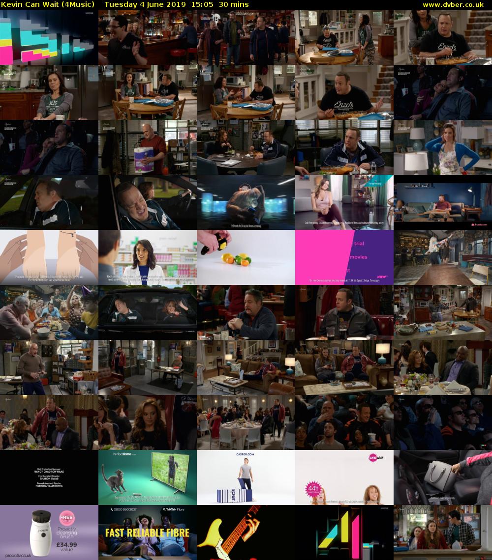 Kevin Can Wait (4Music) Tuesday 4 June 2019 15:05 - 15:35