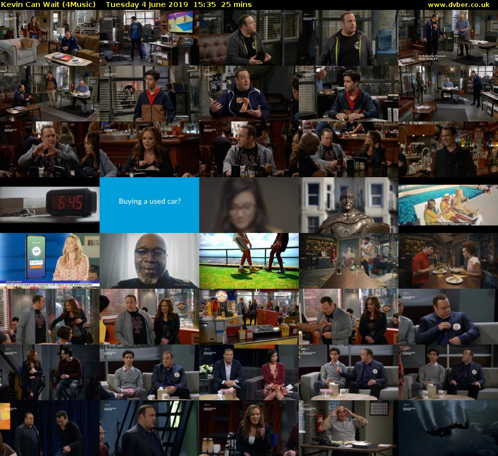 Kevin Can Wait (4Music) Tuesday 4 June 2019 15:35 - 16:00