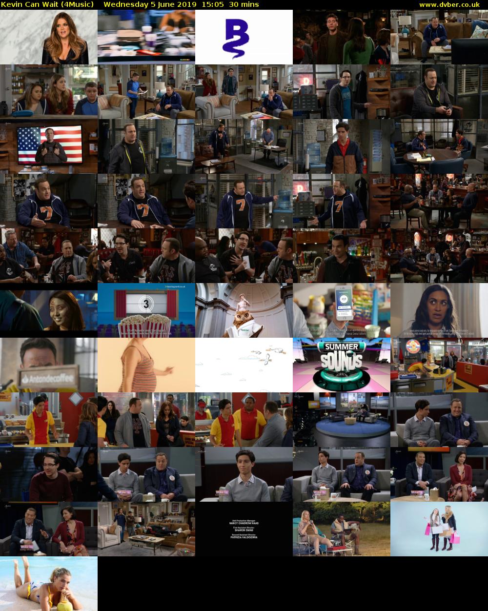 Kevin Can Wait (4Music) Wednesday 5 June 2019 15:05 - 15:35