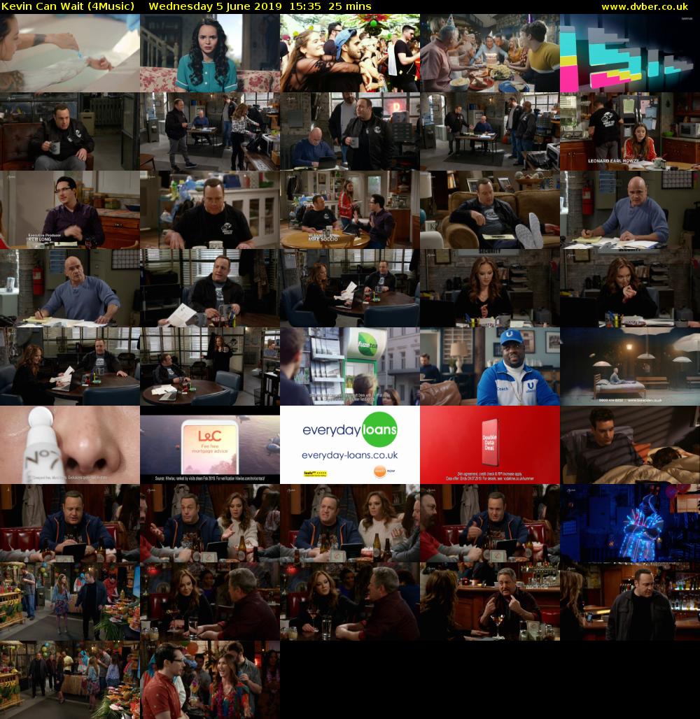 Kevin Can Wait (4Music) Wednesday 5 June 2019 15:35 - 16:00
