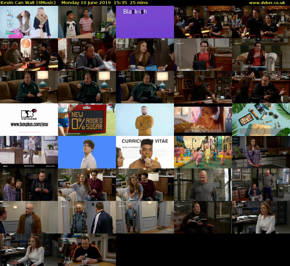 Kevin Can Wait (4Music) Monday 10 June 2019 15:35 - 16:00