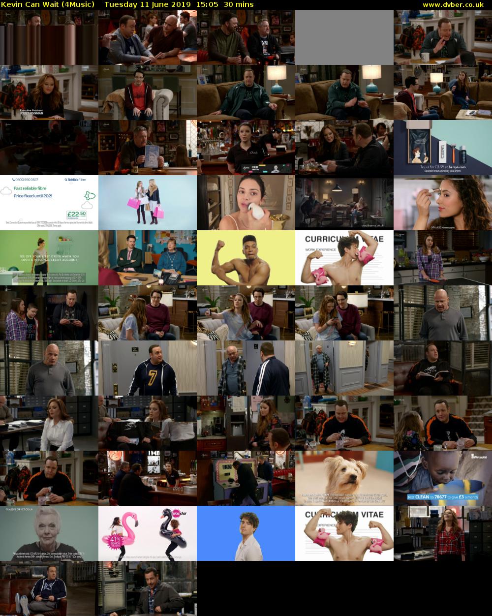 Kevin Can Wait (4Music) Tuesday 11 June 2019 15:05 - 15:35