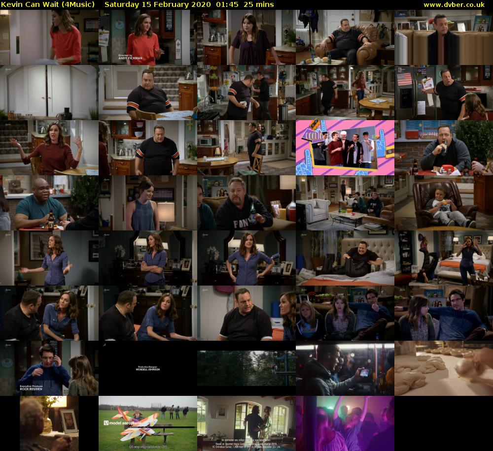 Kevin Can Wait (4Music) Saturday 15 February 2020 01:45 - 02:10
