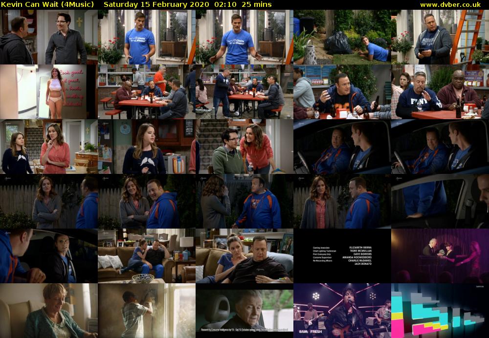 Kevin Can Wait (4Music) Saturday 15 February 2020 02:10 - 02:35