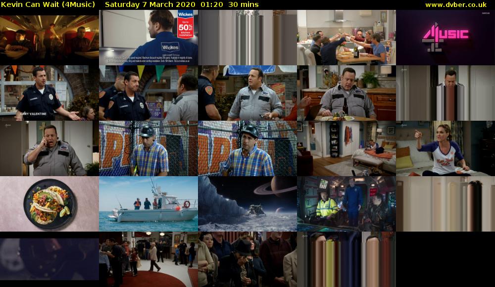 Kevin Can Wait (4Music) Saturday 7 March 2020 01:20 - 01:50