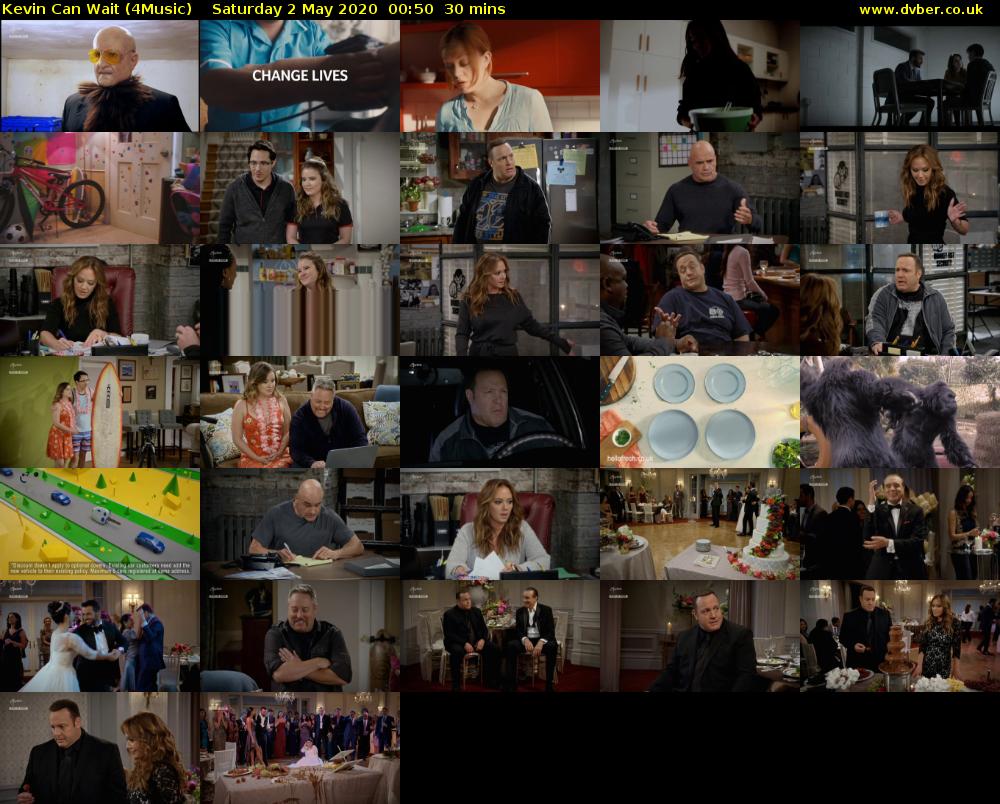 Kevin Can Wait (4Music) Saturday 2 May 2020 00:50 - 01:20