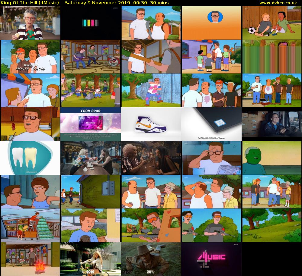 King Of The Hill (4Music) Saturday 9 November 2019 00:30 - 01:00