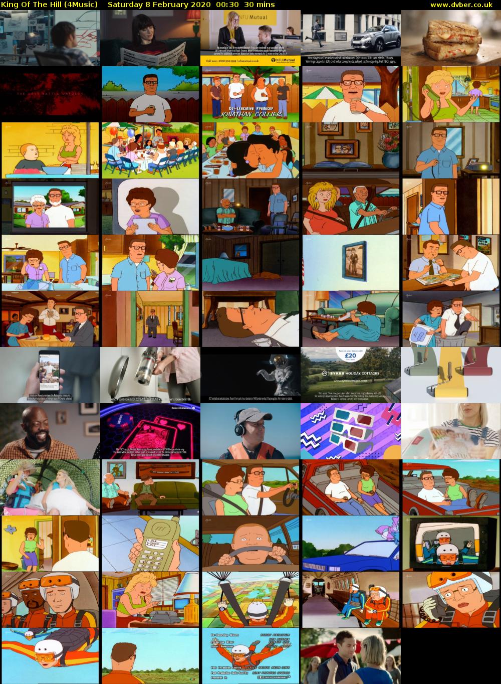 King Of The Hill (4Music) Saturday 8 February 2020 00:30 - 01:00