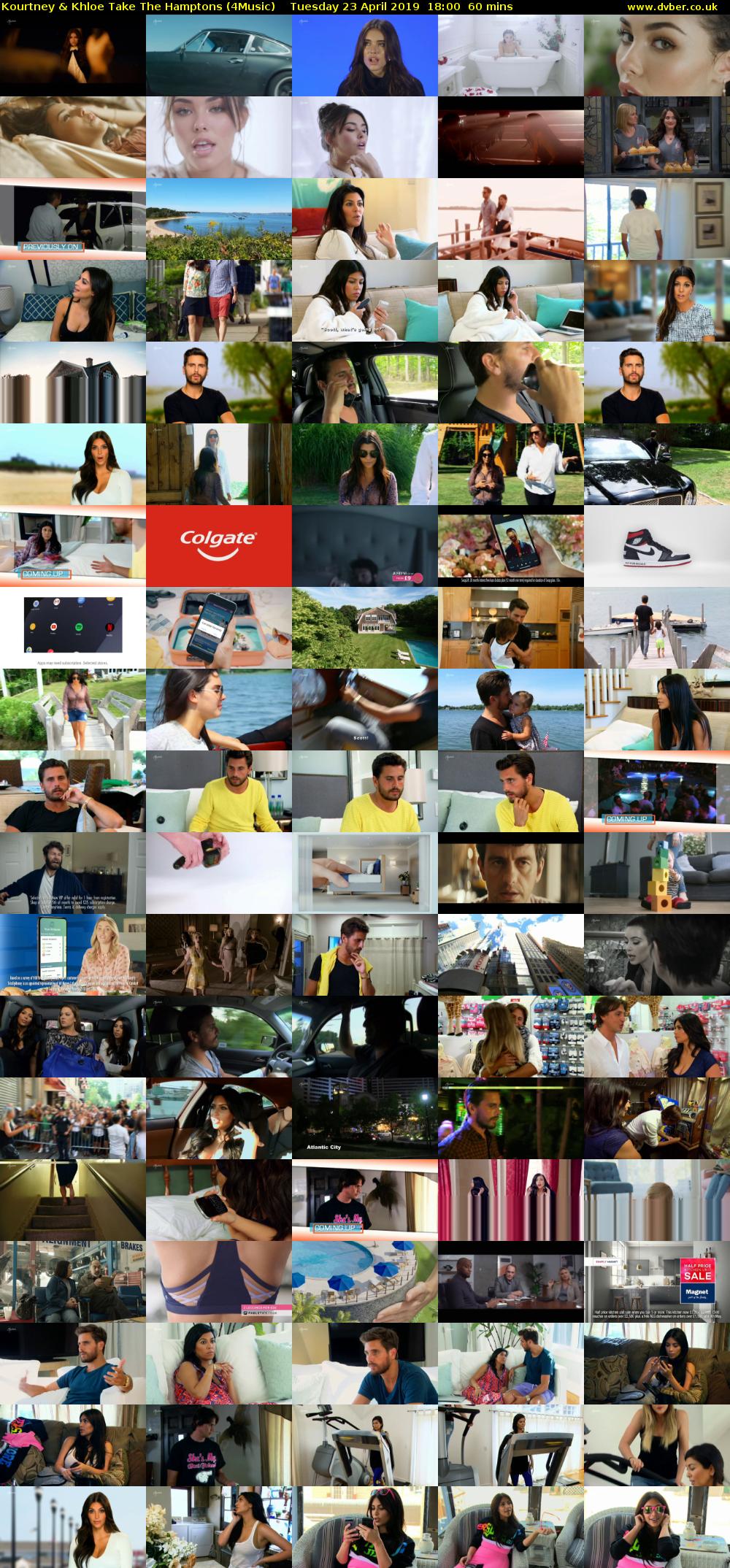 Kourtney & Khloe Take The Hamptons (4Music) Tuesday 23 April 2019 18:00 - 19:00