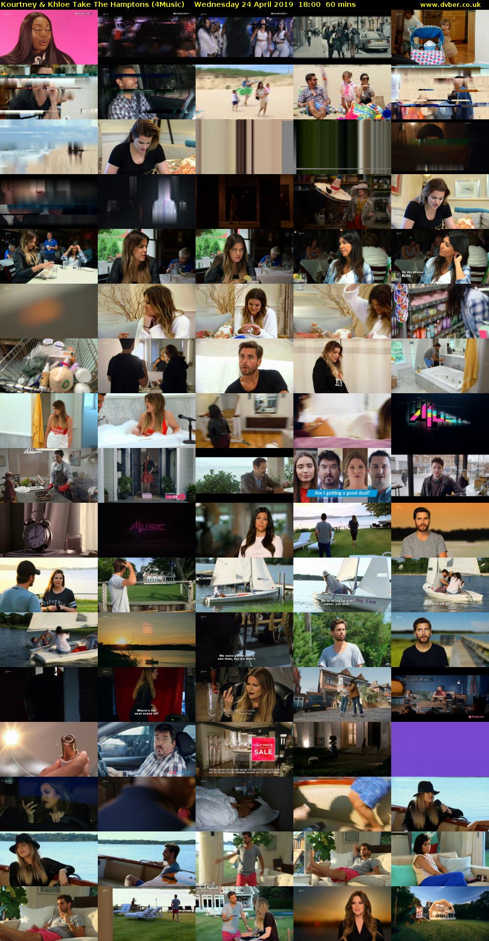 Kourtney & Khloe Take The Hamptons (4Music) Wednesday 24 April 2019 18:00 - 19:00
