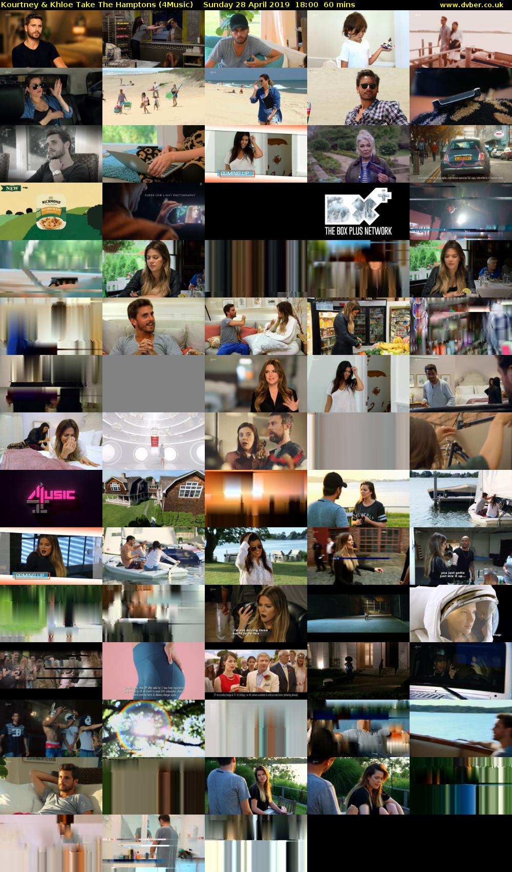 Kourtney & Khloe Take The Hamptons (4Music) Sunday 28 April 2019 18:00 - 19:00