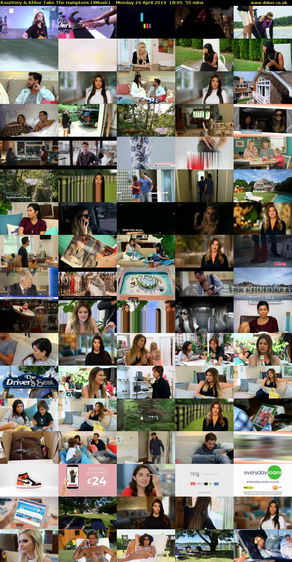 Kourtney & Khloe Take The Hamptons (4Music) Monday 29 April 2019 18:05 - 19:00
