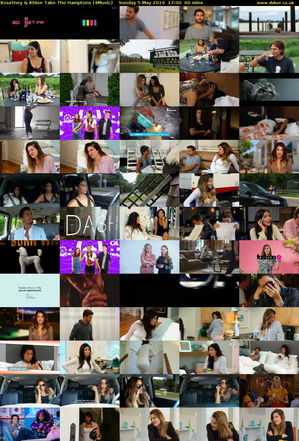 Kourtney & Khloe Take The Hamptons (4Music) Sunday 5 May 2019 17:00 - 18:00