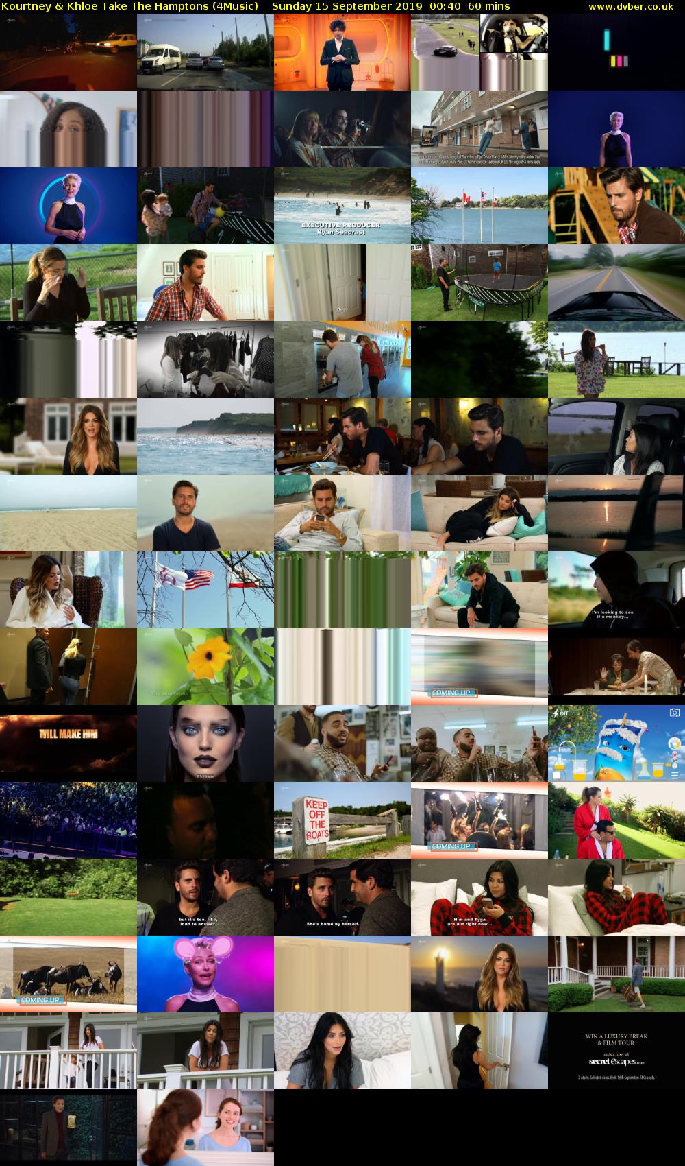 Kourtney & Khloe Take The Hamptons (4Music) Sunday 15 September 2019 00:40 - 01:40
