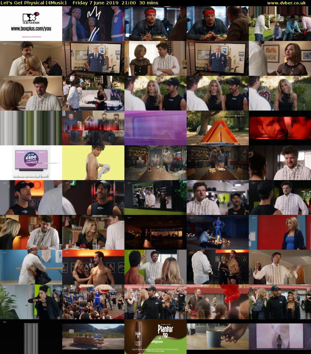 Let's Get Physical (4Music) Friday 7 June 2019 21:00 - 21:30